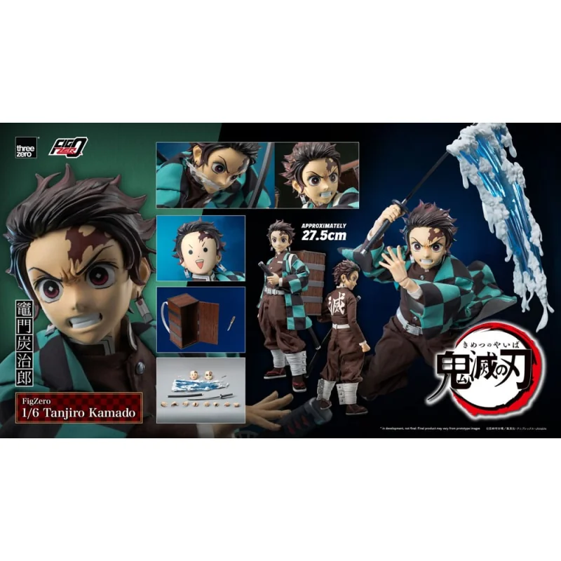 Demon Slayer: Kimetsu no Yaiba figurine FigZero 1/6 Tanjiro Kamado 27 cm