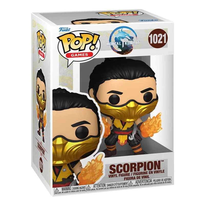 Figurine Mortal Kombat POP! Games Vinyl figurine Scorpion 9 cm