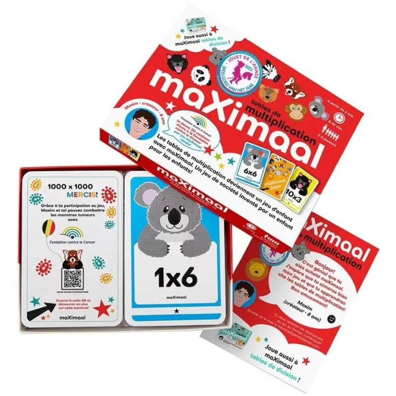 Jeu de société MAXIMAAL : Tables De Multiplication