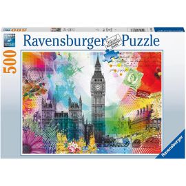  Puzzle 500 p - Carte de Londres