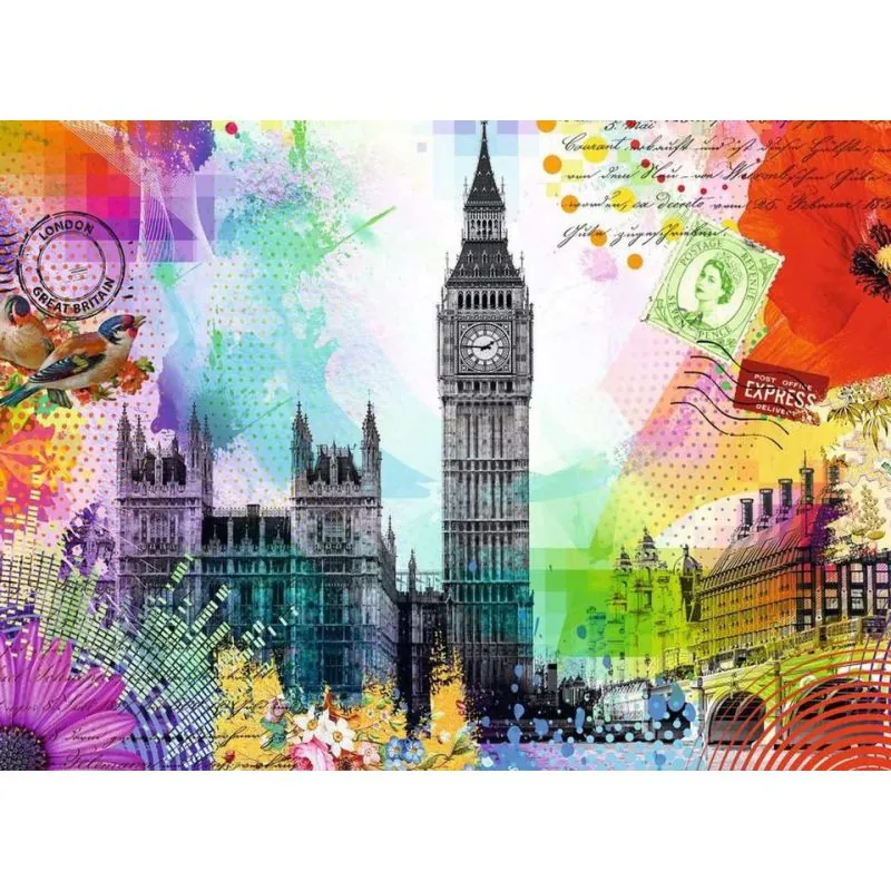 Puzzle Puzzle 500 p - Carte de Londres