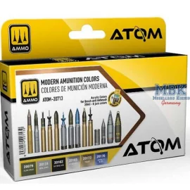 Peinture ATOM Modern Amunition Colors Set