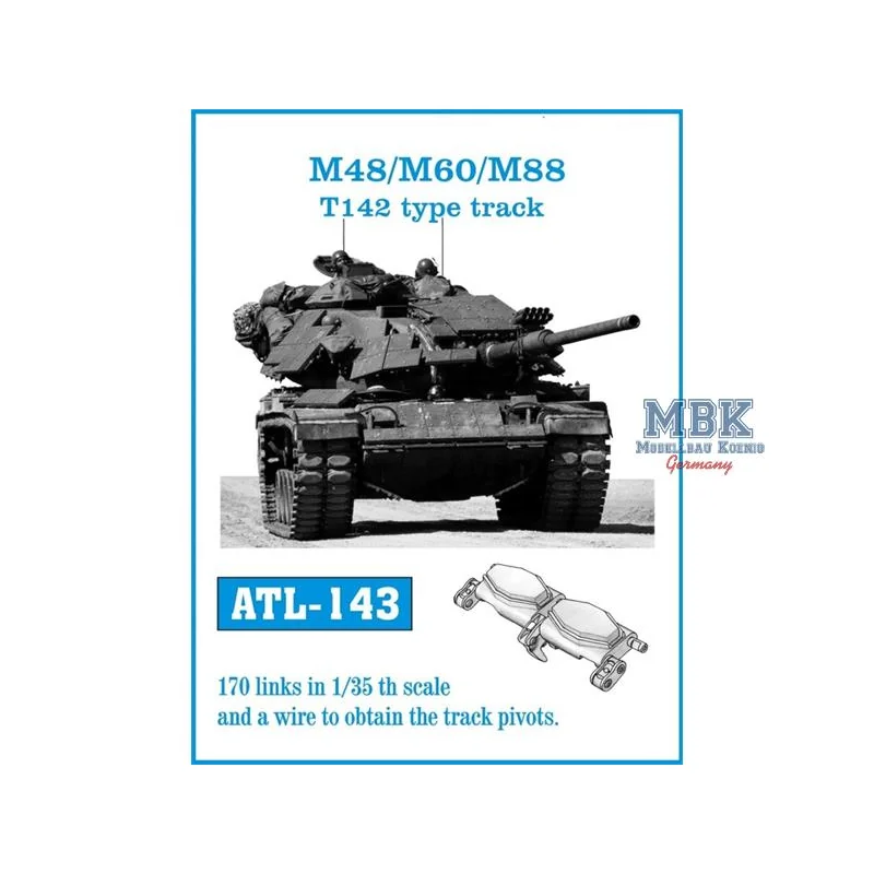  M48/M60/M88 T142 type tracks