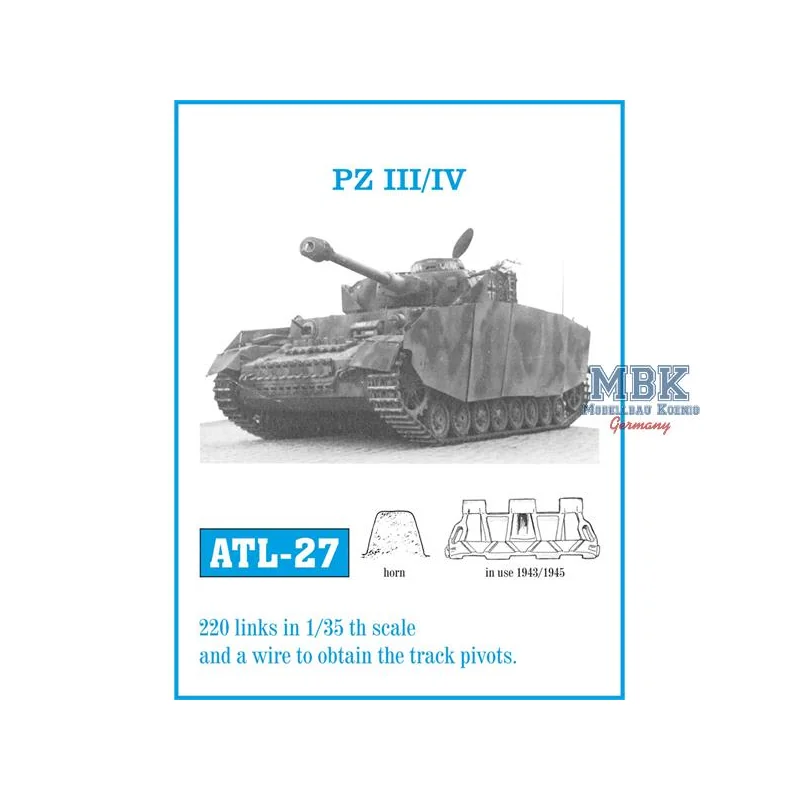  Panzer III / IV Einsatz 1943-45 tracks