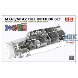  M1A1/M1A2 Abrams Tank Full Interior Set