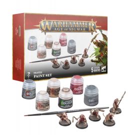 Jeu de figurine AOS SKAVEN + PAINT SET GER/FRE/ITA/DUT