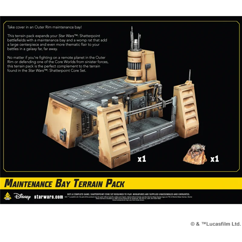 AS-AMGSWP18ML STAR WARS™ Shatterpoint : Maintenance Bay Terrain Pack