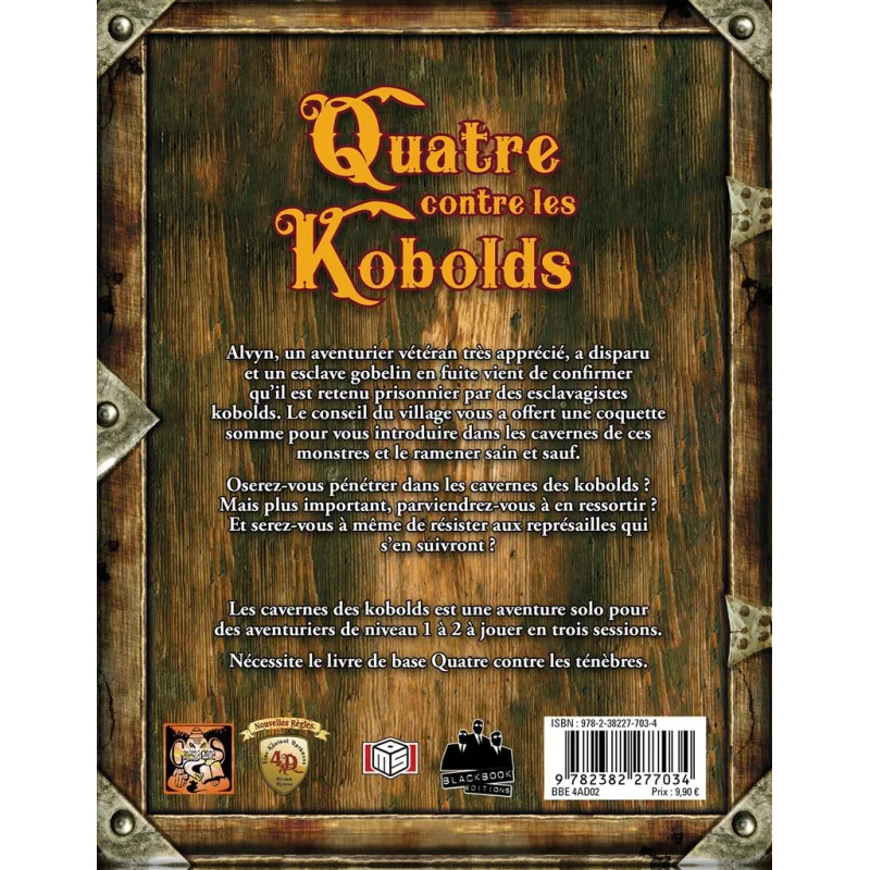 Jeu de rôle Quatre contre les Kobolds