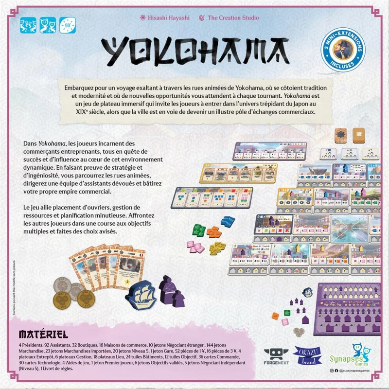 Jeu de société Yokohama