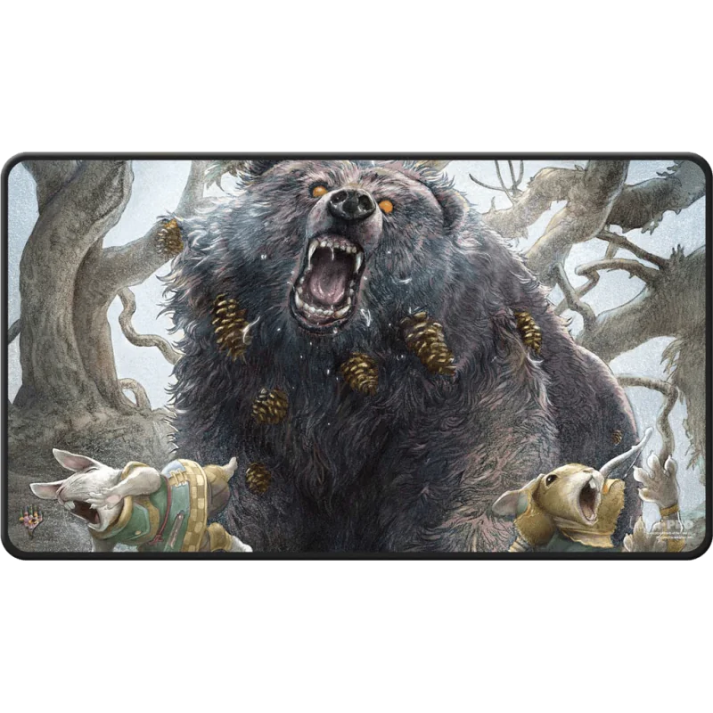  MTG : Bloomburrow Black stitched Playmat Art 2