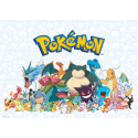  Pokemon Sticker Mural Geant Attrapez les Tous 91X63cm