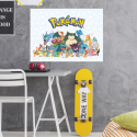 Album et stickers Pokemon Sticker Mural Geant Attrapez les Tous 91X63cm