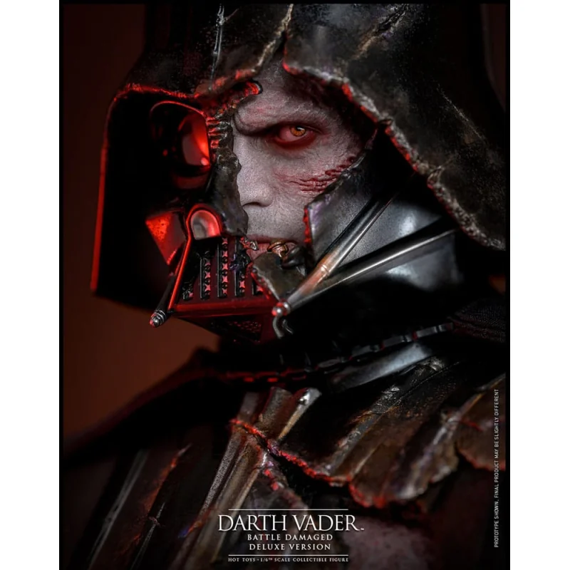 Hot Toys Star Wars - Figurine 1/6 Darth Vader (Battle Damaged) Deluxe Version 35 cm