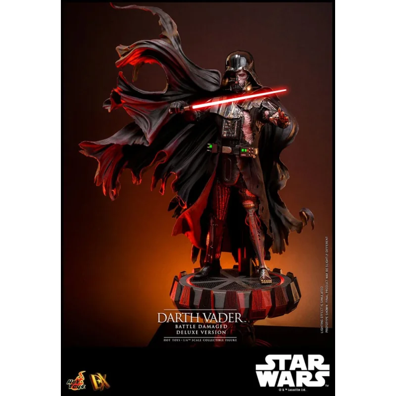 Star Wars - Figurine 1/6 Darth Vader (Battle Damaged) Deluxe Version 35 cm