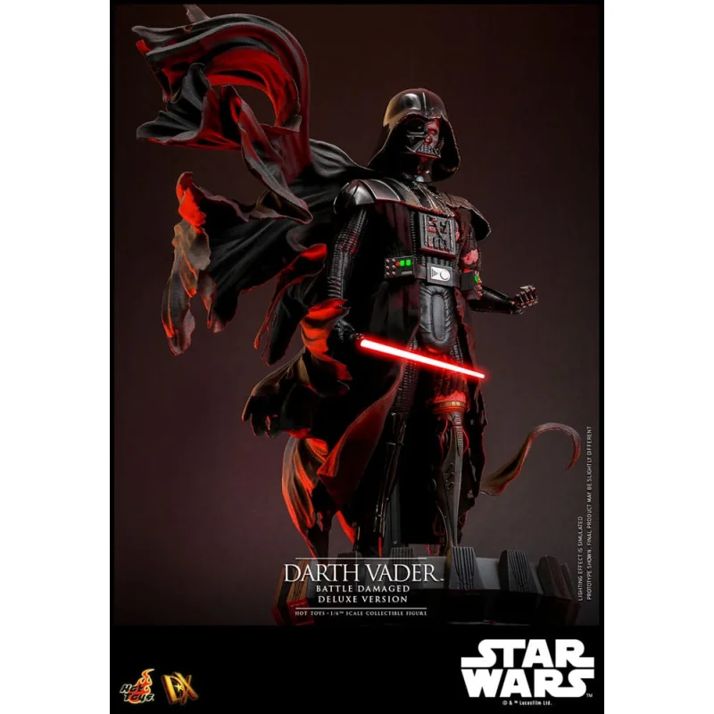 Star Wars - Figurine 1/6 Darth Vader (Battle Damaged) Deluxe Version 35 cm