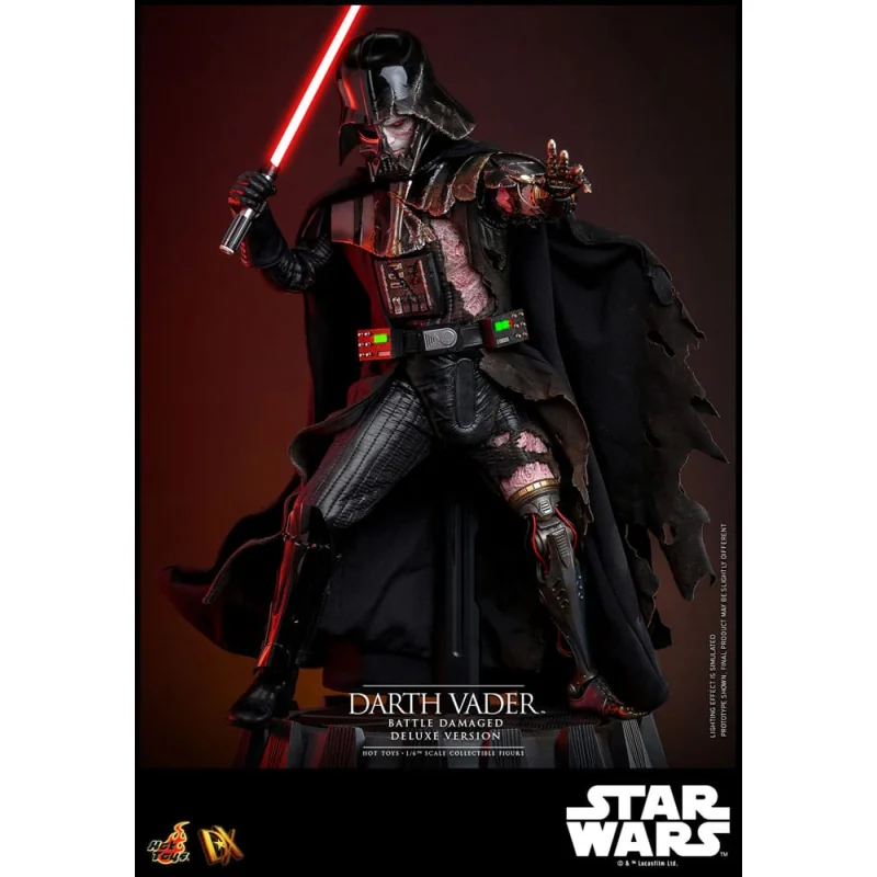 Star Wars - Figurine 1/6 Darth Vader (Battle Damaged) Deluxe Version 35 cm