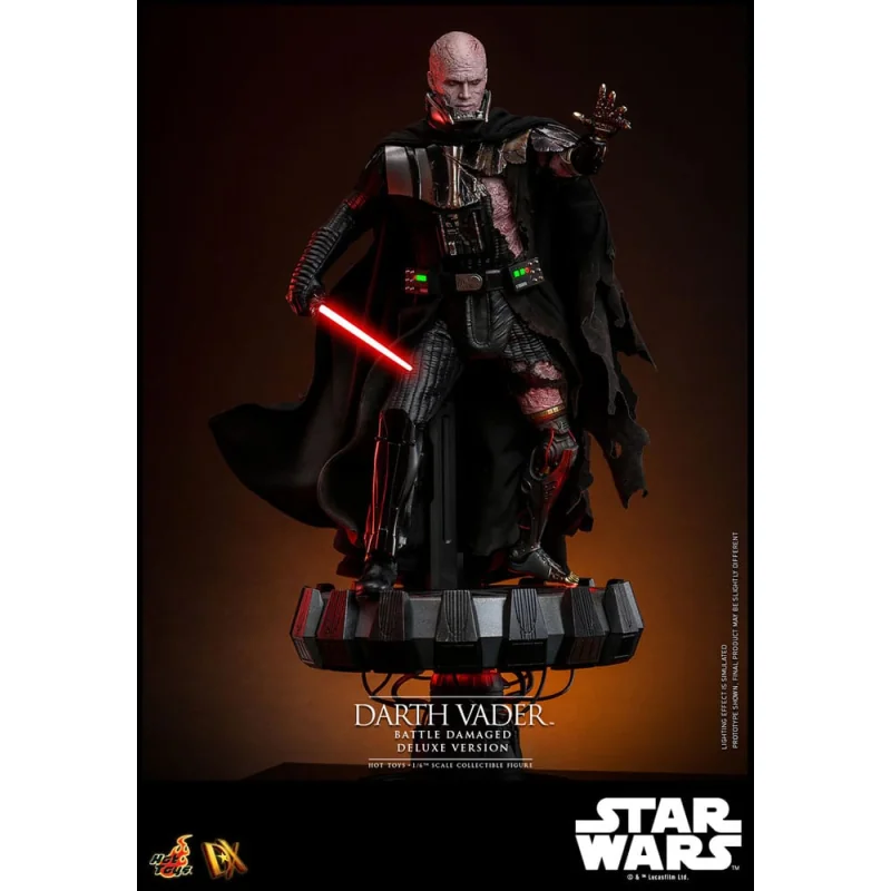 Star Wars - Figurine 1/6 Darth Vader (Battle Damaged) Deluxe Version 35 cm