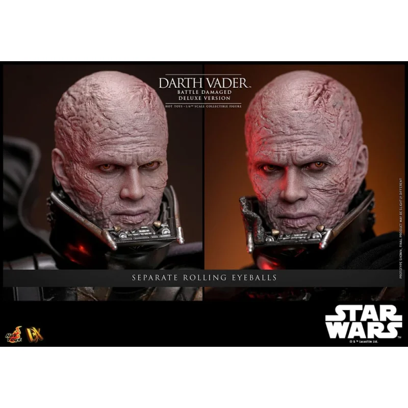 Star Wars - Figurine 1/6 Darth Vader (Battle Damaged) Deluxe Version 35 cm