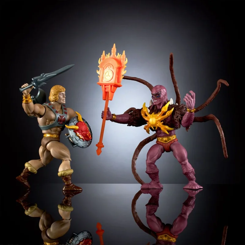 MATTHVV74 Masters of the Universe x Stranger Things Origins pack 2 figurines He-Man & Vecna 14 cm