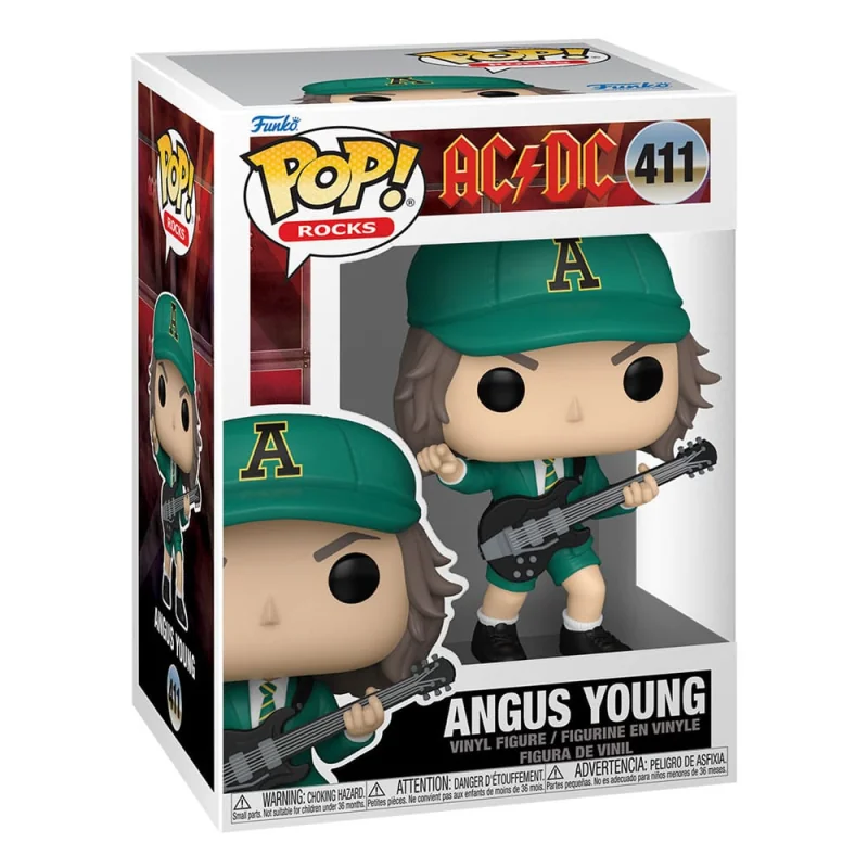 Figurine AC/DC POP! Rocks Vinyl Figurine Angus Young (Green) 9 cm