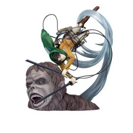 Statuette Attack on Titan - 1/7 Levi vs Beast Titan Ver. 28 cm