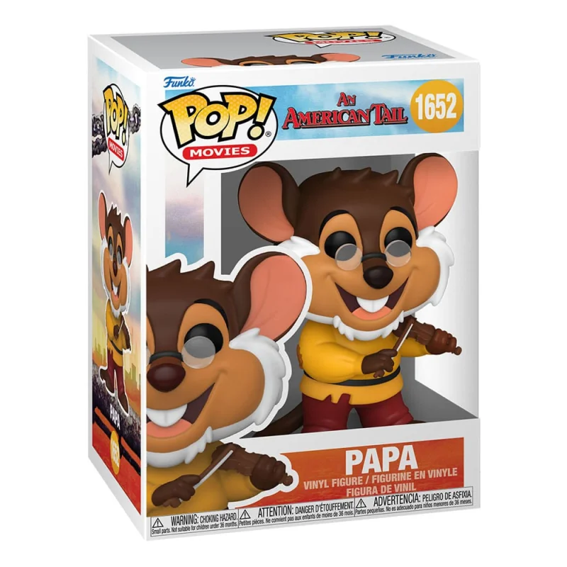 Figurines Pop Fievel et le Nouveau Monde - POP! Movies Vinyl figurine Papa 9 cm