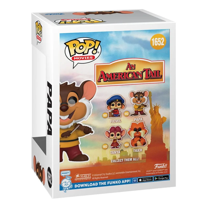 Funko Fievel et le Nouveau Monde - POP! Movies Vinyl figurine Papa 9 cm