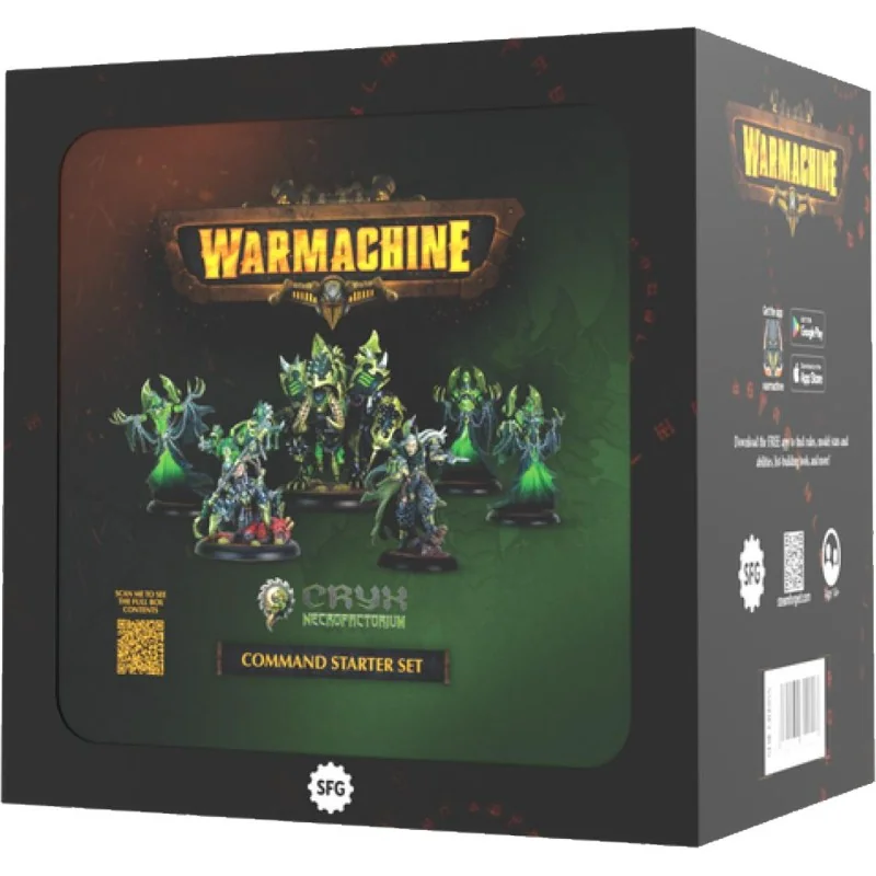 Extension de jeux de figurines Warmachine - Cryx Necrofactorium - Command Starter Set