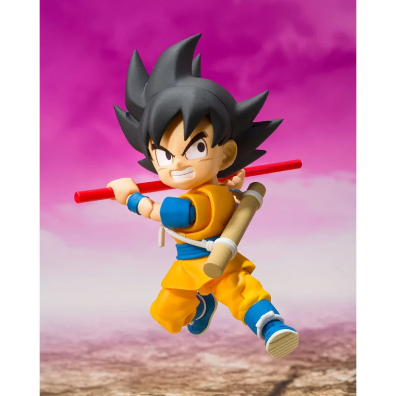 BTN66638-3 Dragon Ball Daima figurine S.H.Figuarts Son Goku Mini 7 cm