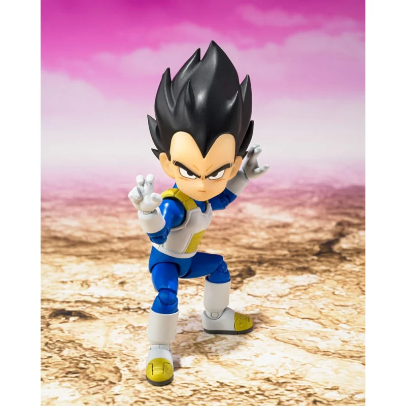 Bandai Dragon Ball Daima figurine S.H.Figuarts Vegeta Mini 7 cm