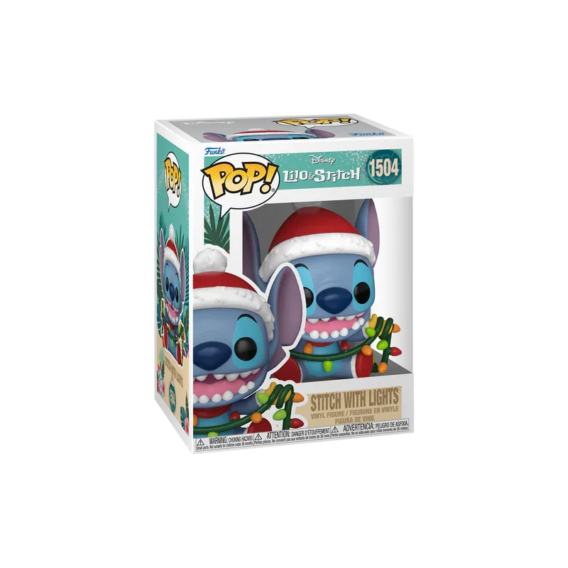 Figurines Pop LILO & STITCH - POP Disney N° 1504 - Stitch avec Guirlandes