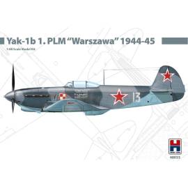 Maquette Hobby 2000: 1/48; Yak-1b 1. PLM Warszawa 1944-45 - (Accurate Miniatures + Cartograf + Masks)