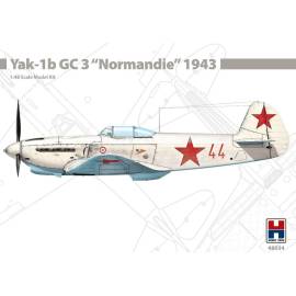 Maquette Hobby 2000: 1/48; Yak-1b GC 3 "Normandie" 1943 - (Accurate Miniatures + Cartograf + Masks)