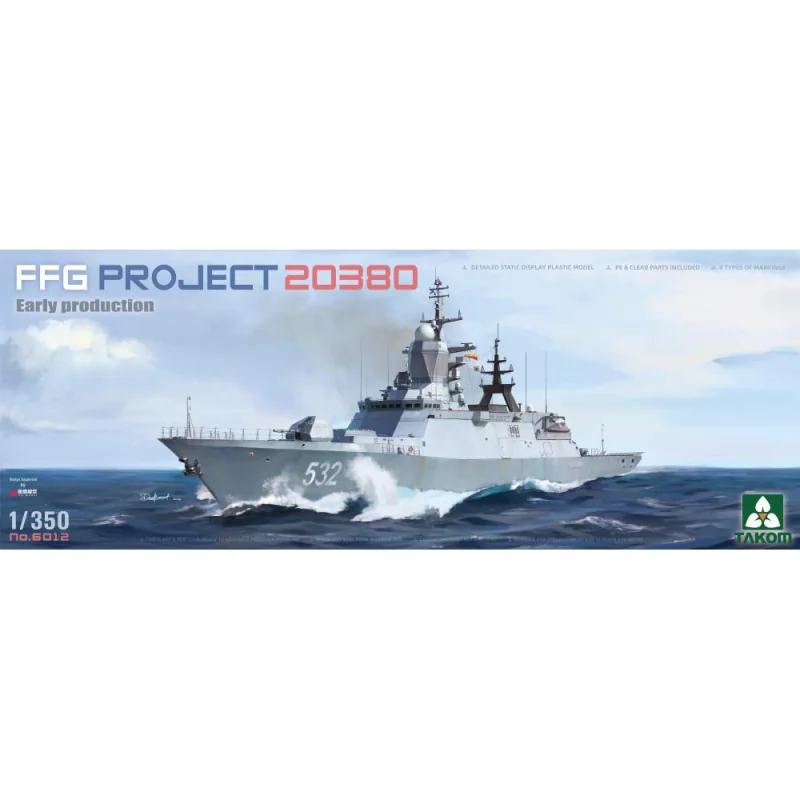 Maquette TAKOM MODEL: 1/350; FFG PROJECT 20380 Early production