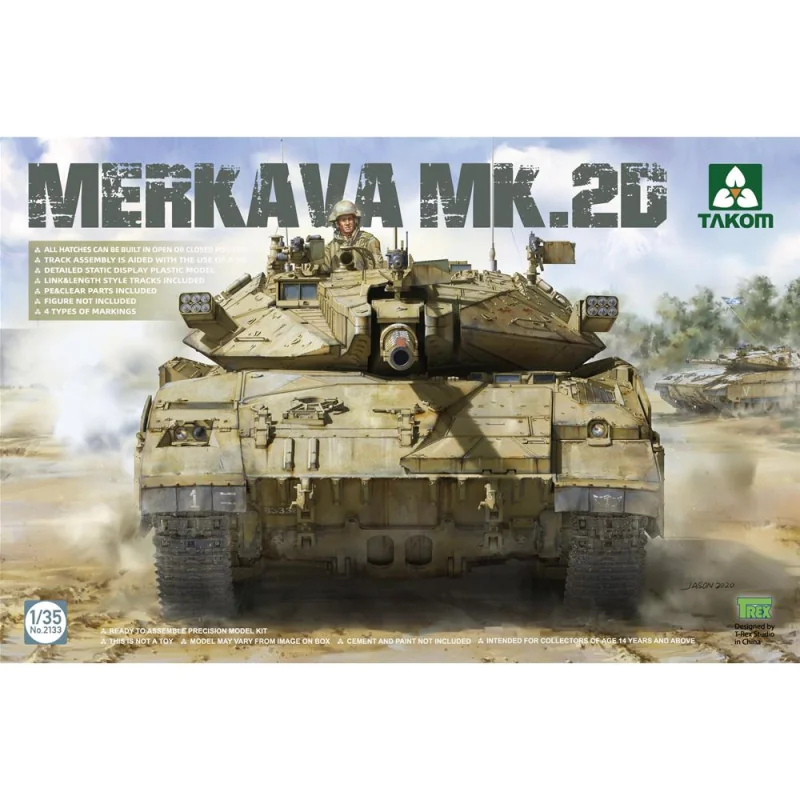 Maquette TAKOM MODEL: 1/35; MERKAVA MK.2D