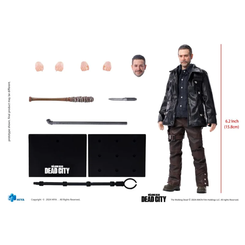 The Walking Dead: Dead City - Figurine 1/12 Exquisite Super Series Negan 16 cm