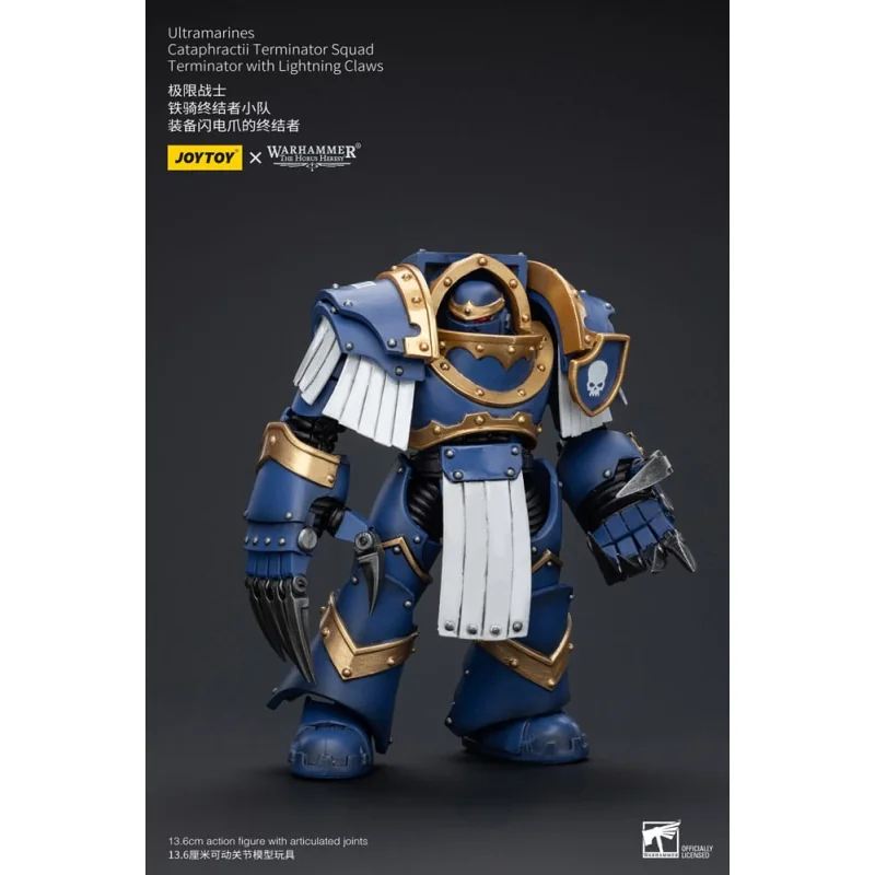 Figurine Warhammer The Horus Heresy figurine 1/18 Ultramarines Cataphractii Terminator Squad Terminator with Lightning Claws 14 