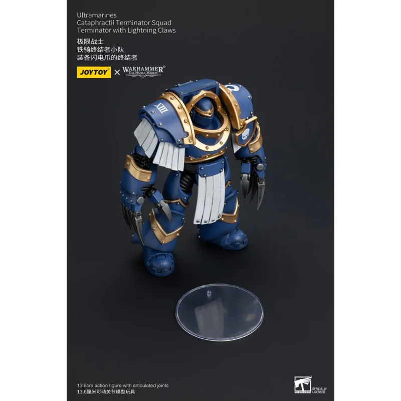 Warhammer The Horus Heresy figurine 1/18 Ultramarines Cataphractii Terminator Squad Terminator with Lightning Claws 14 cm