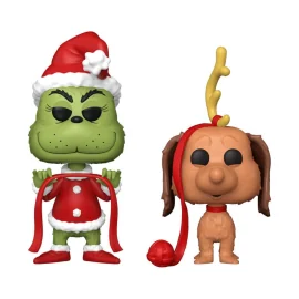 Figurine Pop The Grinch(Anniversary) - pack 2 POP! Books Vinyl figurines Grinch w/ Max 9 cm