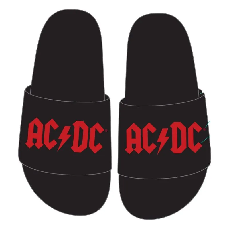  AC/DC - Slippers Logo