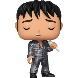 Figurine Pop Elvis Presley POP! Rocks Vinyl Figurine 68 Comeback Special (DGLT) 9 cm