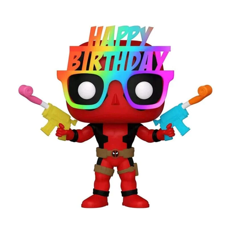 Figurine Pop Deadpool POP! Marvel Vinyl figurine 30th Birthday Glasses Deadpool 9 cm