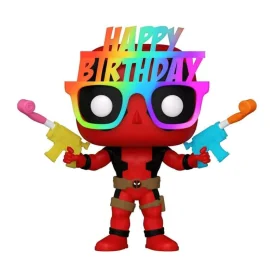 Figurine Pop Deadpool POP! Marvel Vinyl figurine 30th Birthday Glasses Deadpool 9 cm