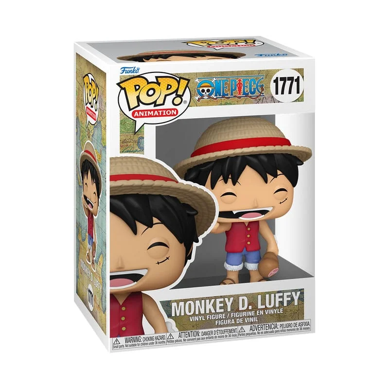 Figurines Pop One Piece POP! Animation Vinyl figurine Luffy (Refresh) 9 cm