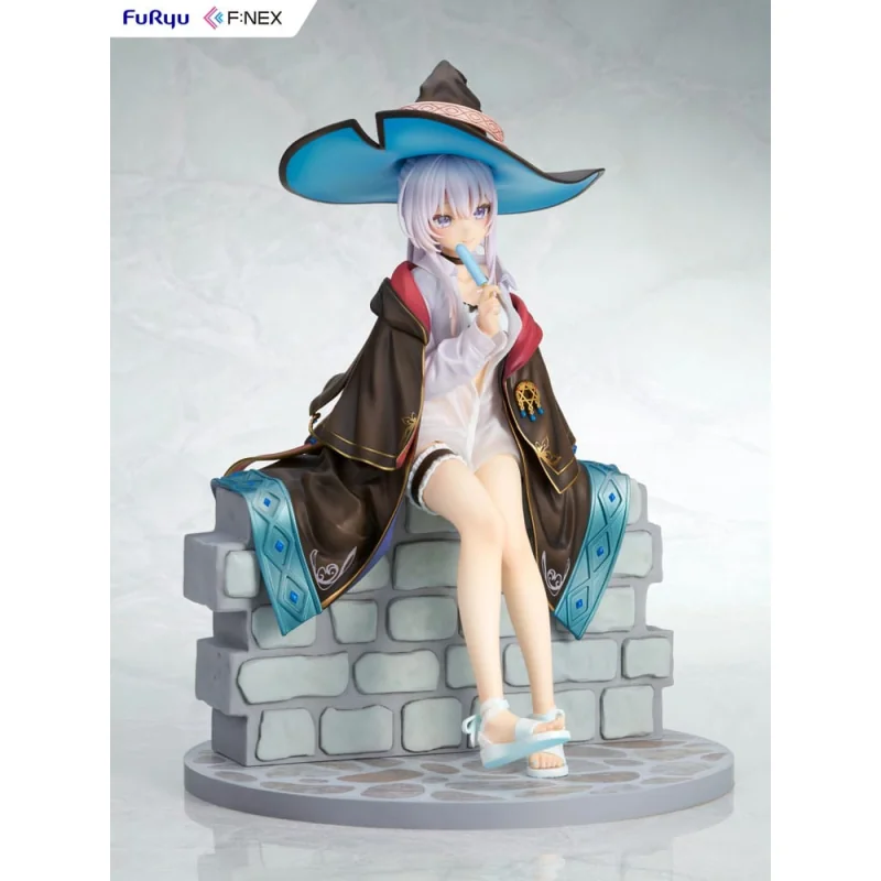 FRYU07797 Wandering Witch: The Journey of Elaina F:NEX 1/7 Elaina Summer Vacation Ver. 22 cm