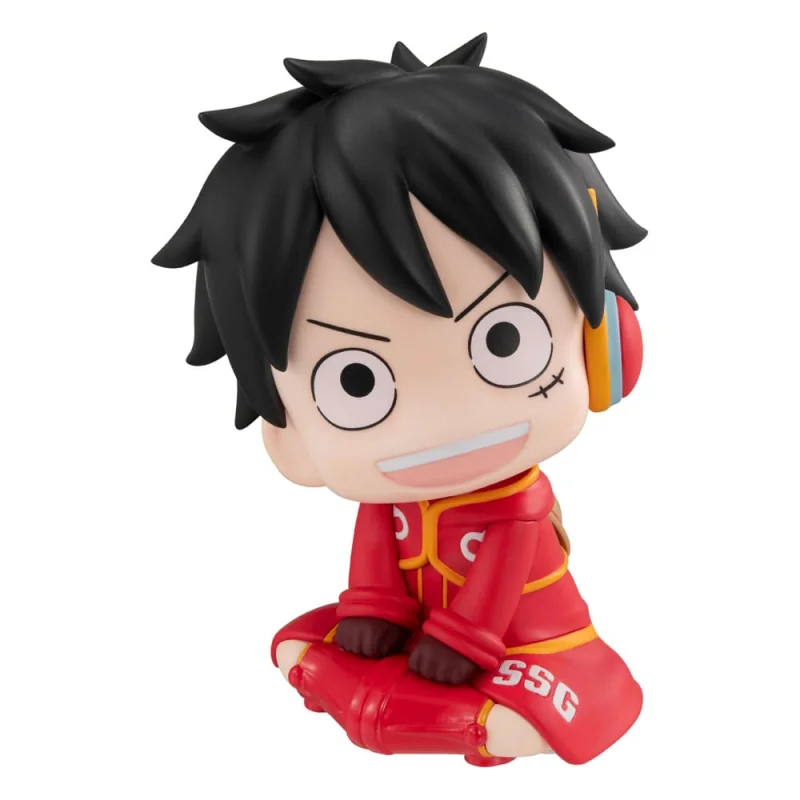 Statuette One Piece Look Up Monkey D. Luffy Future Island Egghead Ver. 11 cm