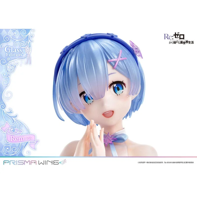 Re:Zero - Starting Life in Another World 1/7 Prisma Wing Rem Glass Edition 23 cm