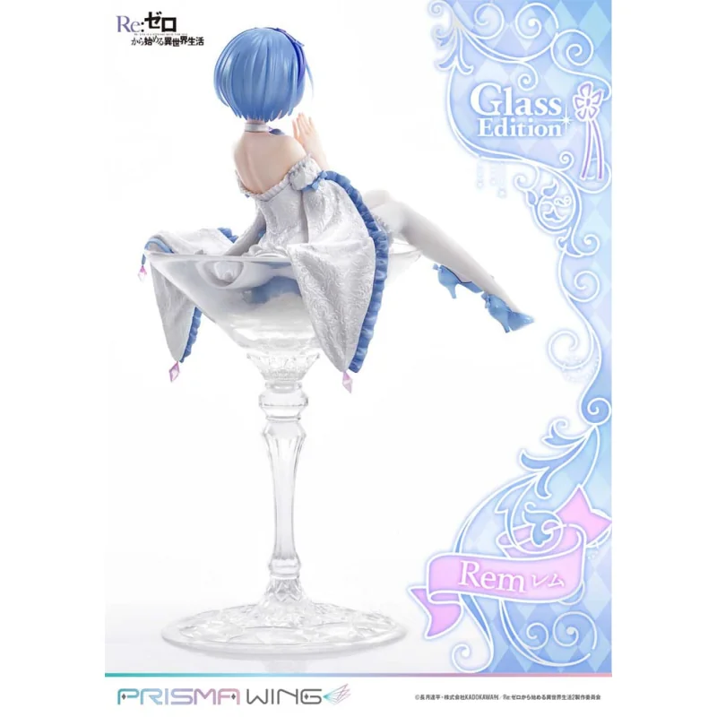 Re:Zero - Starting Life in Another World 1/7 Prisma Wing Rem Glass Edition 23 cm