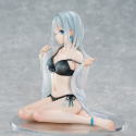 Statuette Original Character 1/7 Silver-Haired Girl Sky Blue Morning Special Outfit Ver. by Fuumi Illustration 16 cm