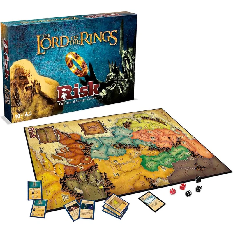 Jeu de société Winning Moves Lord of the Rings - Risk Board Game English